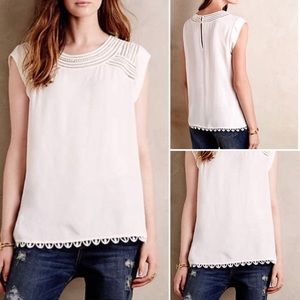 Anthropologie brand sleeveless top - size L